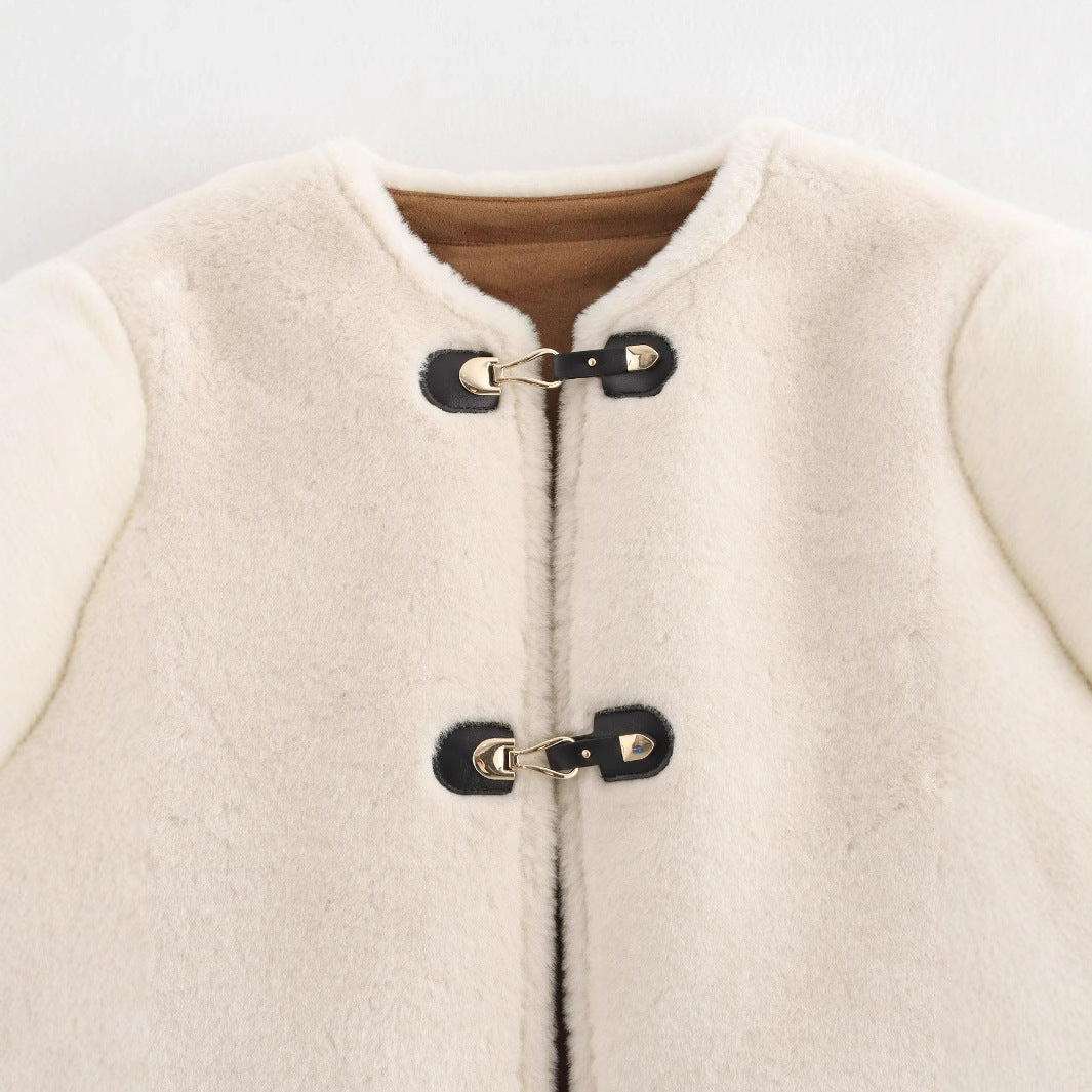 Women's Double-sided String Button Jacket Coat