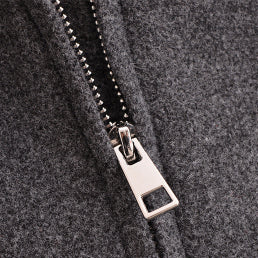 Fashionable Shirt-Collar Short Jacket with Pockets for Women