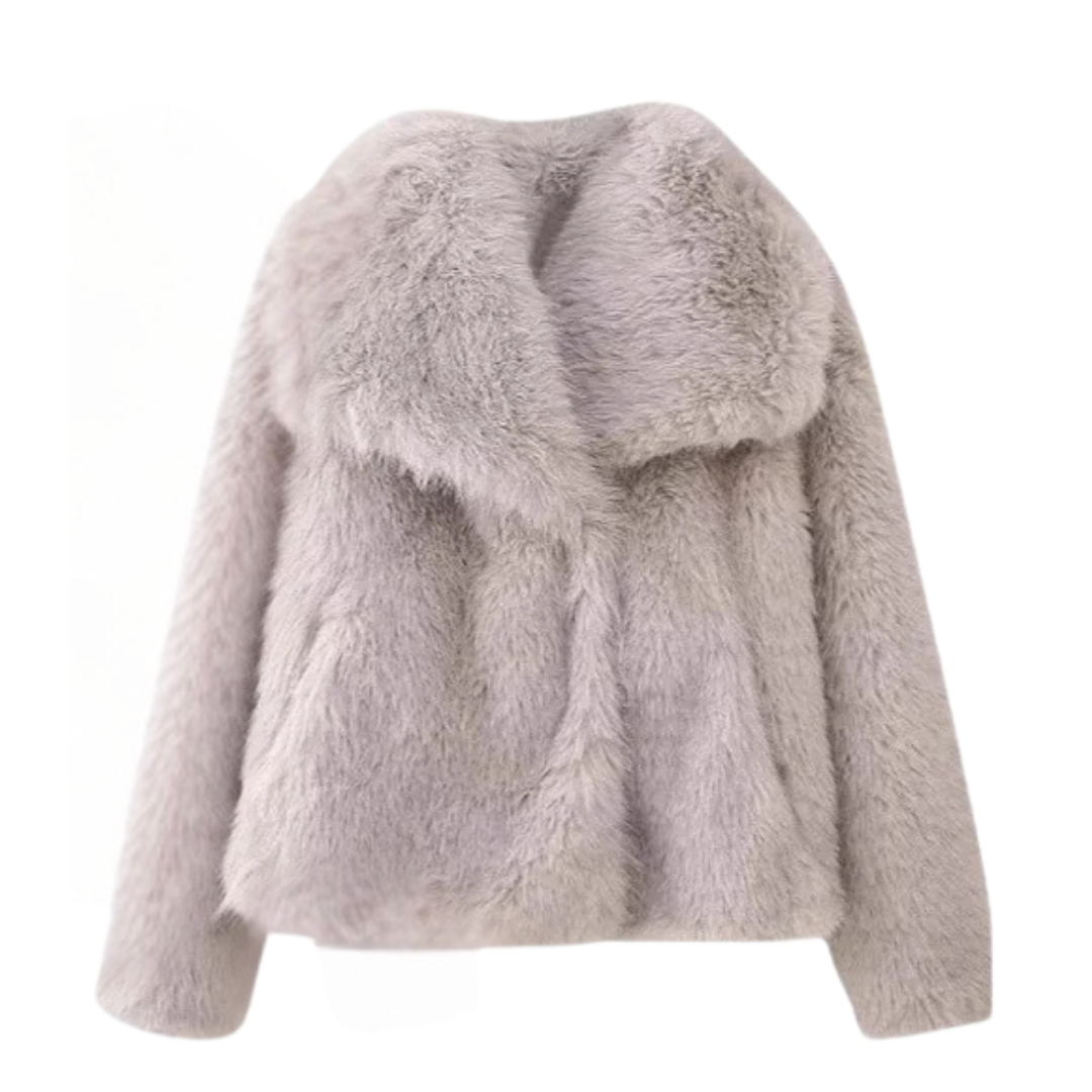 New coat with faux fur collar